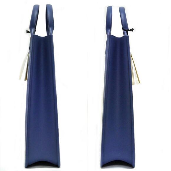 AUTHENTIC GUCCI GG Monogram Rubber Tote Bag Light Blue Brand New - Picture 4 of 6